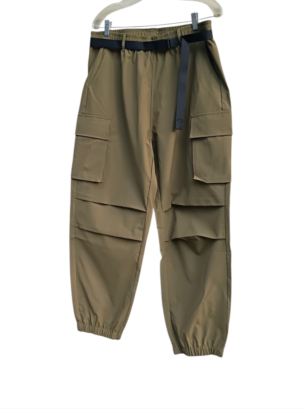 HALARA Olive/Khaki Tan Cargo Pants with Black Belt sz XL NEW